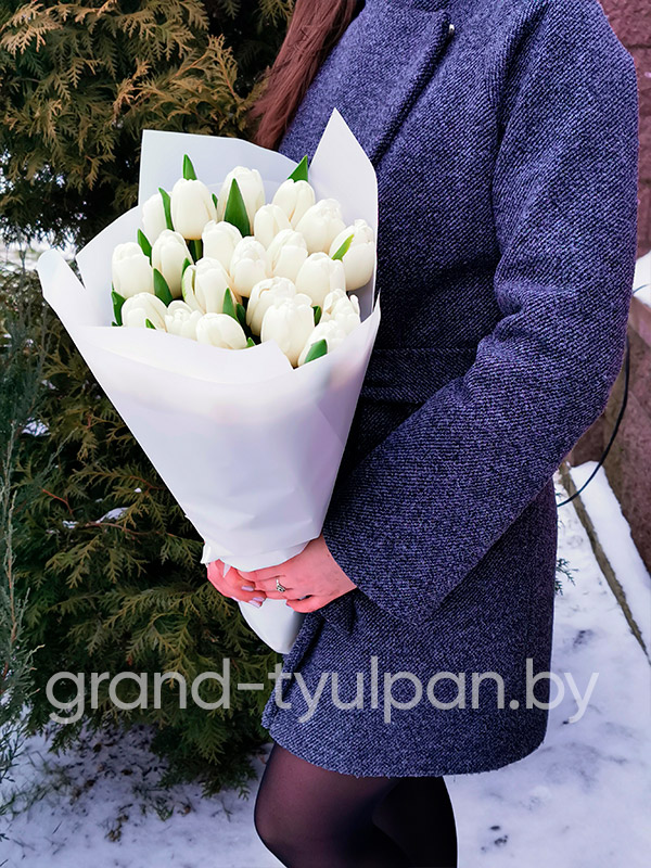 Купить тюльпаны в корейской пленке с доставкой к 8 марта